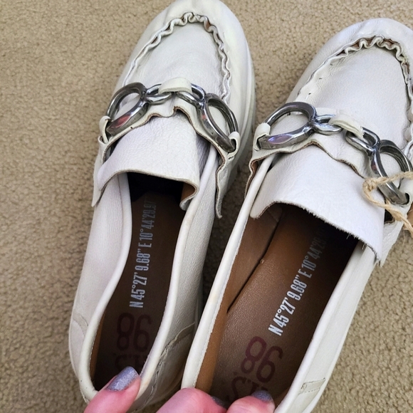 NEW A.S. 98 Leather Loafers In Cream Size 40 - Picture 8 of 14